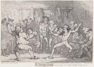Ein Fechtkampf von Thomas Rowlandson
