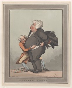 Ein bisschen größer, 18. Mai 1791 von Thomas Rowlandson