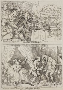 Ein neuer Sprecher - Die Hochzeitsnacht von Thomas Rowlandson
