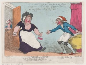 Parodie auf Milton, 1807 von Thomas Rowlandson
