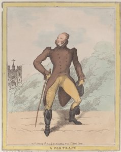 Porträt von Lord Petersham, 10. Januar 1812 von Thomas Rowlandson