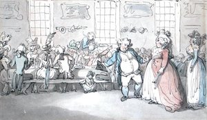 Ein öffentliches Frühstück von Thomas Rowlandson