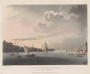 Ansicht von London von der Themse