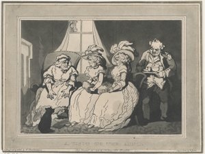 Ein Besuch bei der Tante von Thomas Rowlandson