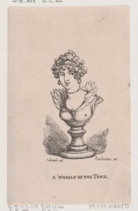 Eine Frau der Stadt, April 1808 von Thomas Rowlandson