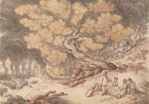 Picknick des Holzfällers von Thomas Rowlandson