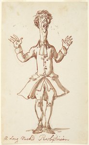 Ein langhalsiger Presbyterianer von Thomas Rowlandson