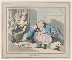 Nach dem Abendessen, 1790