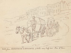 Albumzeichnung von Thomas Rowlandson
