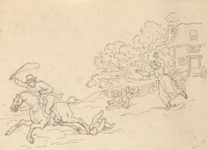 Albumzeichnung von Thomas Rowlandson