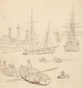 Albumzeichnung von Thomas Rowlandson