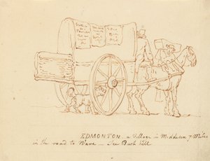 Albumzeichnung von Thomas Rowlandson