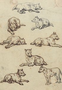 Albumzeichnung von Thomas Rowlandson