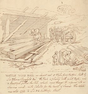 Albumzeichnung von Thomas Rowlandson