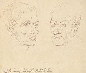 Albumzeichnung von Thomas Rowlandson