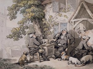 Politiker im Wirtshaus, ca. 1785-90