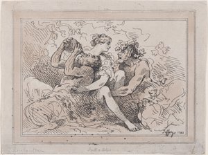 Bacchanten, 1786 von Thomas Rowlandson