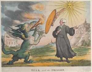 Glocke und der Drache, 9. Dezember 1811 von Thomas Rowlandson