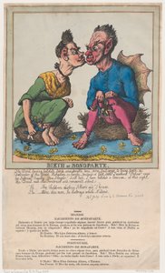 Geburt von Bonoparte, 8. Februar 1808 von Thomas Rowlandson
