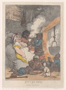 Bittere Kost oder Schornsteinfeger, 1812 von Thomas Rowlandson