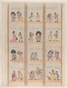 Ränder für Räume, Extravaganzas Platte 6, 2. Mai 1799 von Thomas Rowlandson