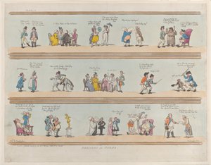 Ränder für Räume, Platte 3, 30. März 1799 von Thomas Rowlandson