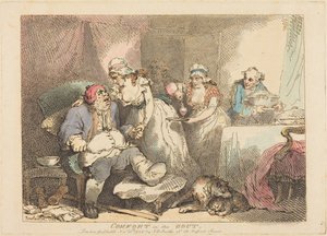 Trost bei der Gicht von Thomas Rowlandson