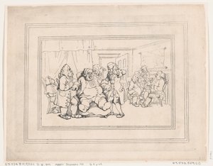 Komfort von Bath, Platte 1, 6. Januar 1798 von Thomas Rowlandson