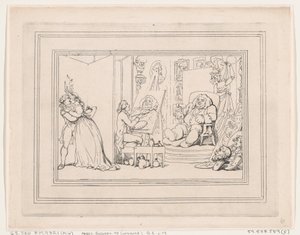 Komfort von Bath, Tafel 6, 6. Januar 1798 von Thomas Rowlandson