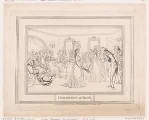 Komfort von Bath, Platte 8 von Thomas Rowlandson