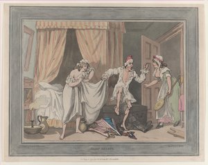 Feuchte Blätter, 1. August 1791 von Thomas Rowlandson