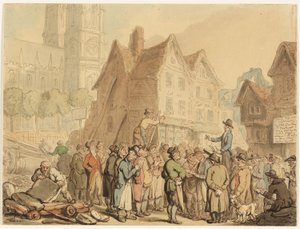 Abriss alter Häuser nördlich der Westminster Abbey