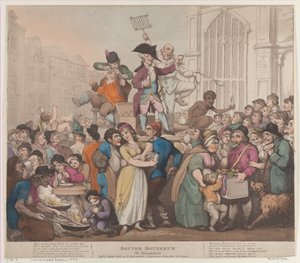Doktor Botherum, der Montebank, 6. März 1800 von Thomas Rowlandson