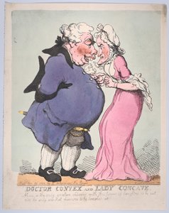 Doktor Konvex und Lady Konkav, 20. November 1802 von Thomas Rowlandson