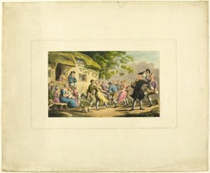 Doktor Syntax Ländlicher Sport, aus Die Tour des Doktor Syntax von Thomas Rowlandson