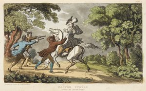 Doktor Syntax und Straßenräuber von Thomas Rowlandson