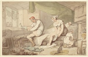 Ankleideszene von Thomas Rowlandson