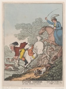 Ostermontag oder Die Cockney-Jagd, 14. Juli 1807 von Thomas Rowlandson