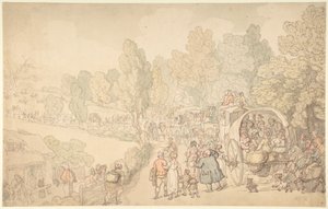 Fairlop-Messe, Essex von Thomas Rowlandson