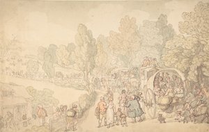 Fairlop-Messe, Essex von Thomas Rowlandson