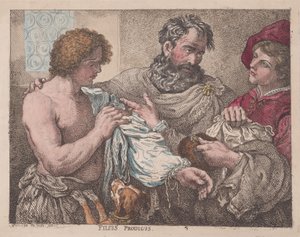 Der verlorene Sohn, 1783-95 von Thomas Rowlandson