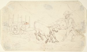 Krank nach hinten gehen von Thomas Rowlandson