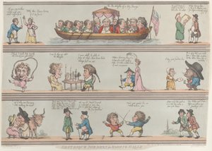 Groteske Bordüren für Räume und Hallen, Nachdruck von Thomas Rowlandson