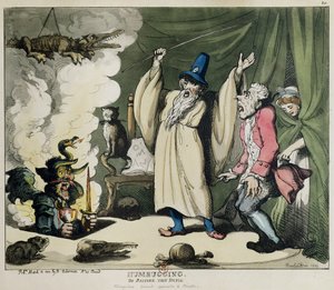 Humbugging oder Raising the Devil, 1800 von Thomas Rowlandson