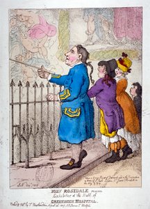 John Rosedale, Seemann, Aussteller der Halle des Greenwich Hospital von Thomas Rowlandson
