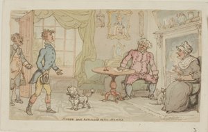 Johnny Safe kehrt zu seiner Mama zurück von Thomas Rowlandson