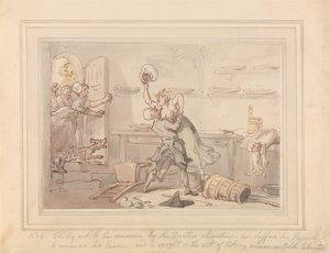 Kitty überwältigt von Thomas Rowlandson