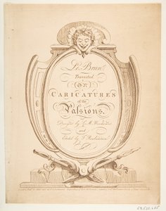 Le Brun Travested, oder Karikaturen der Leidenschaften, Januar-Februar 1800 von Thomas Rowlandson