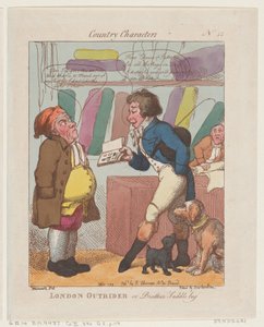 Londoner Reiter oder Bruder Satteltasche, 10. September 1799 von Thomas Rowlandson