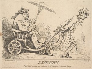 Luxus, [1781] neu aufgelegt 1786-95 von Thomas Rowlandson